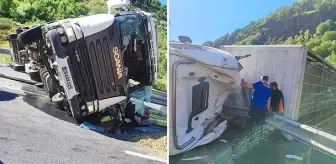 Bitlis'te tır kazası! Sürücü hayatını kaybetti, 150 koyun telef oldu