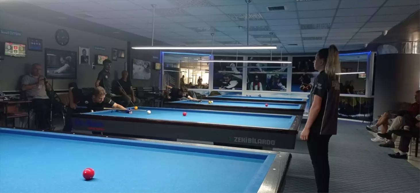 Samsun'da 3 Bant Bilardo Grand Prix Yaz Turnuvası düzenlendi