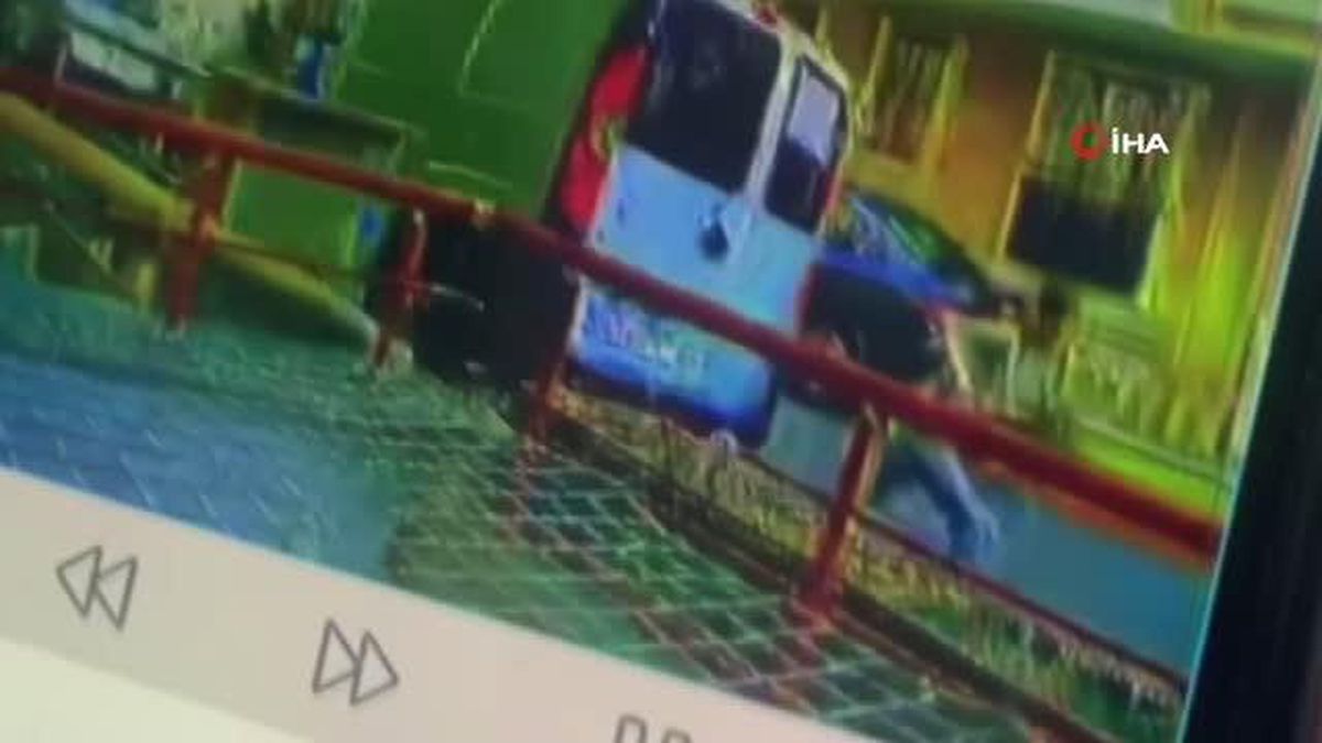 Çekmeköy'de doğal gaz patlaması kamerada