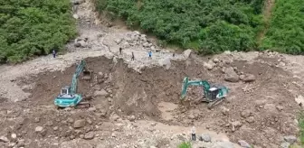 Giresun'da heyelan sonrası kaybolan kişi aranıyor