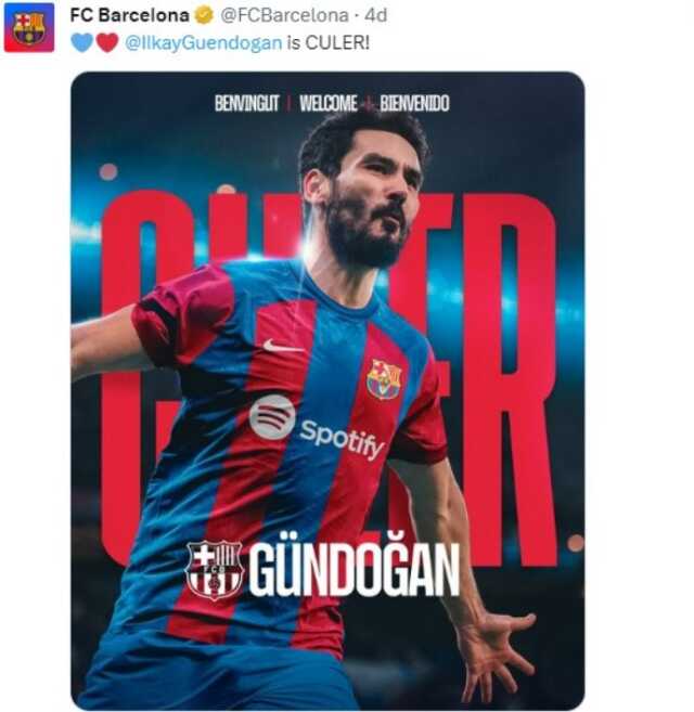 İlkay Gündoğan Barcelona'ya gitti mi? İlkay Gündoğan hangi takıma transfer oldu, imza attı mı, ne kadara transfer oldu, kaç milyon maaş alacak?