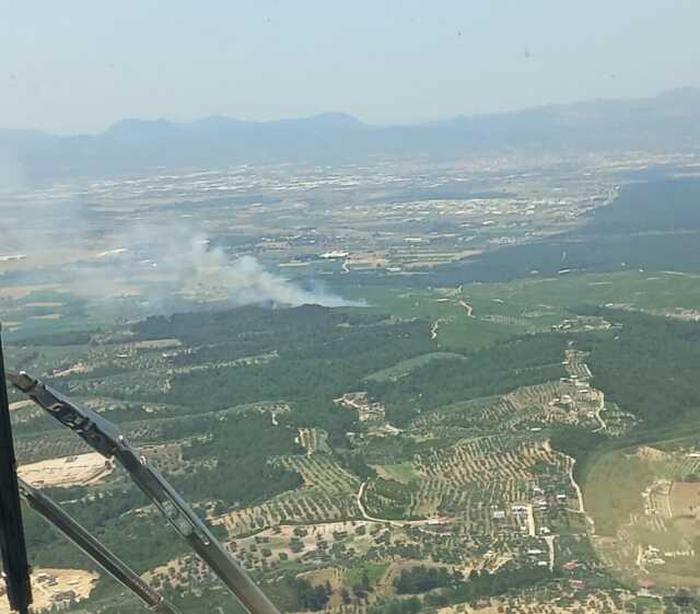 İzmir'de Orman Yangını: 5 Helikopter, 2 Uçak Bölgede
