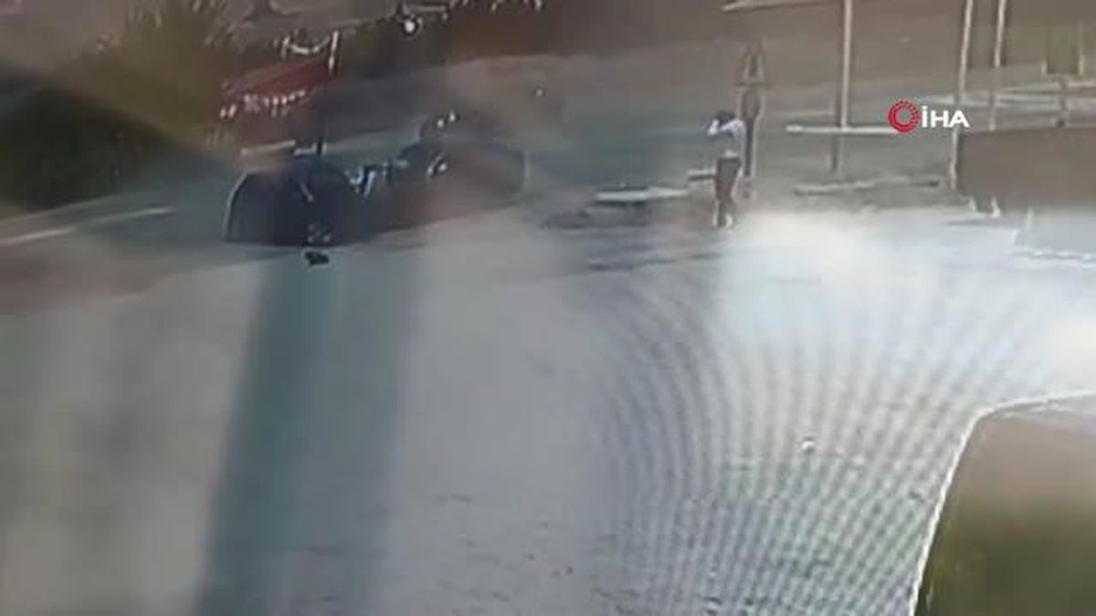Malatya'da feci kaza kamerada