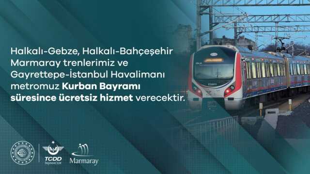 Marmaray ücretsiz mi? Marmaray bayramda ücretsiz mi? 2023 Kurban Bayramı Marmaray ücretsiz mi? 2023 Kurban Bayramı'nda Marmaray ücretsiz mi?