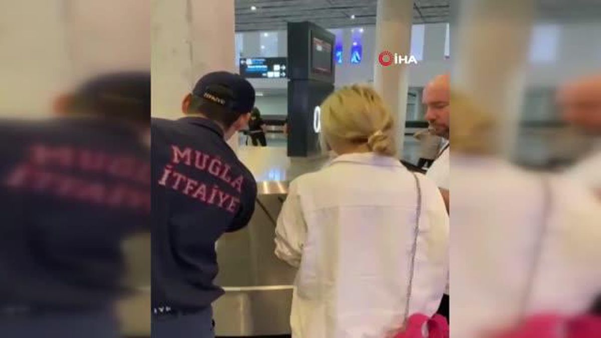 Muğlalı itfaiyecilerden İngilizce ve Türkçe yangın uyarısı