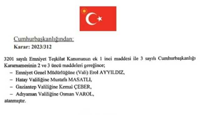 Valiler kararnamesi SON DAKİKA! Valiler kararnamesi çıktı mı? Hangi illerin valisi değişti? Valiler kararnamesi SON DAKİKA! Valiler kararnamesi çıktı mı? Hangi illerin valisi değişti?