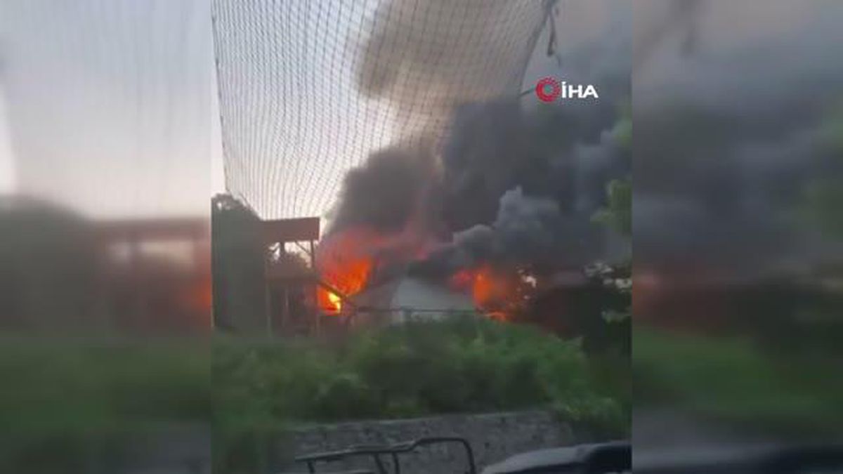 Kartepe'de ATV Atölyesi Yangını