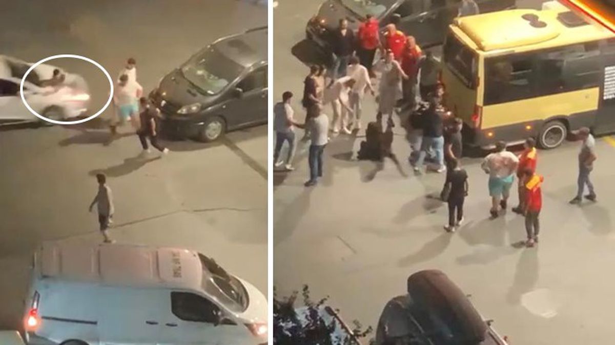 Kadınları darbetti, kendisine müdahale edenleri de arabayla ezdi! Dehşet anları kamerada