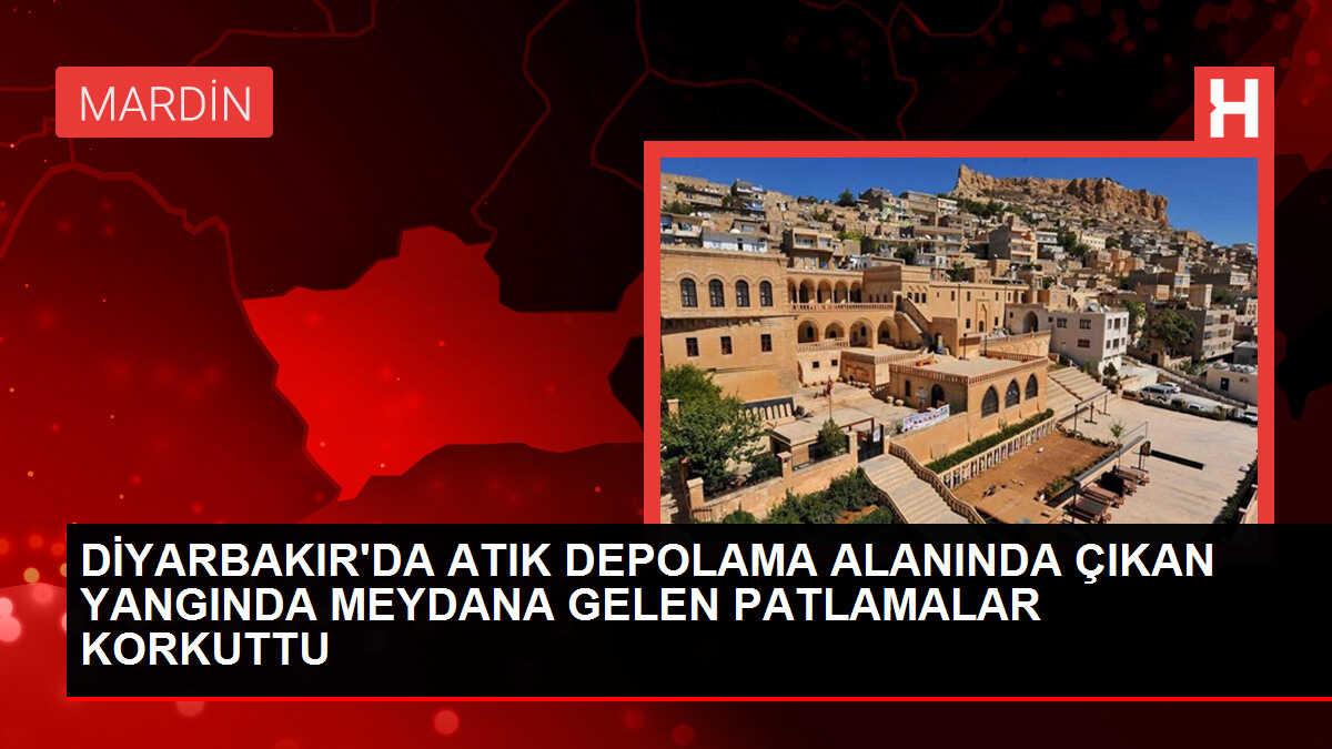 Diyarbakır'da Atık Depolama Alanında Yangın ve Patlamalar
