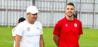 Yılport Samsunspor'un yeni transferi Okan Kocuk takımla ilk antrenmanına çıktı