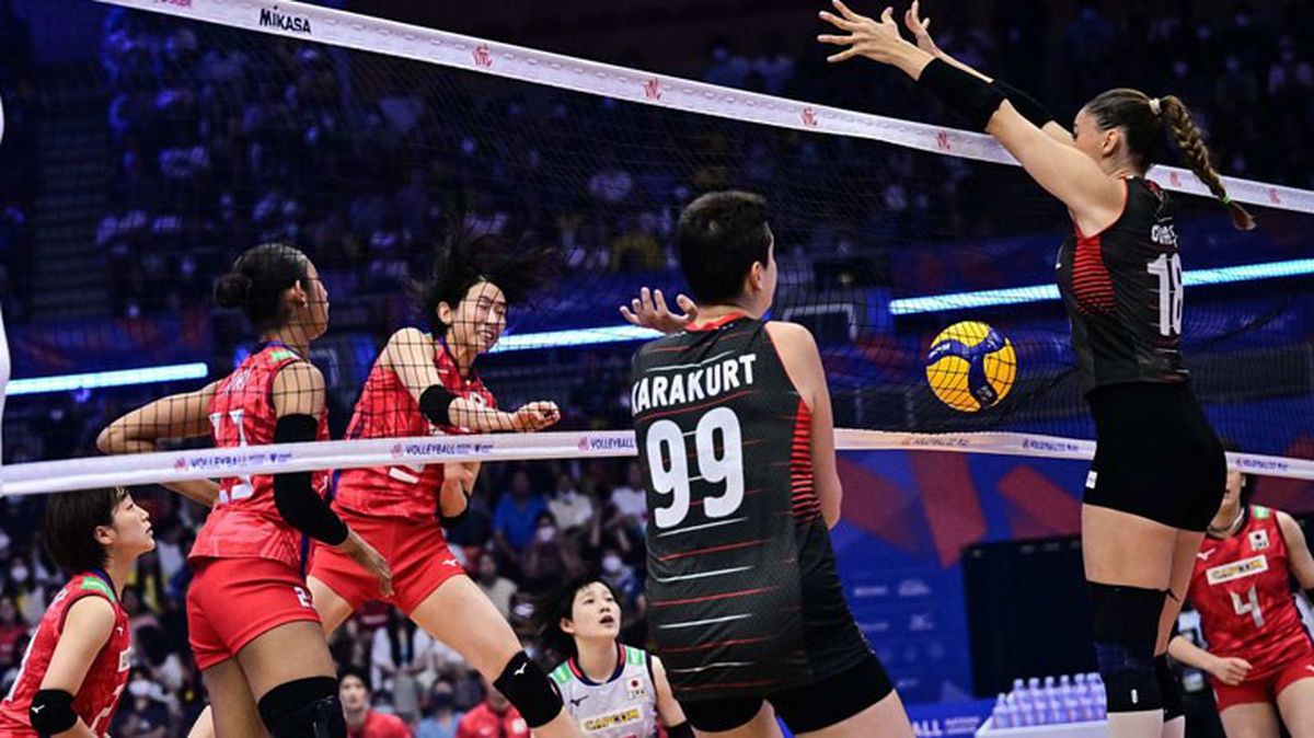 A Milli Kadın Voleybol Takımı, Milletler Ligi'nde Japonya'ya 3-2 yenildi