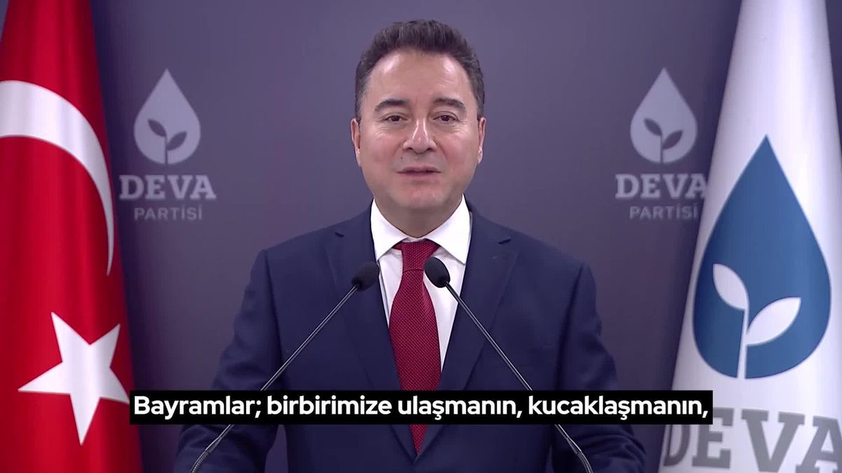 Ali Babacan'dan Kurban Bayramı mesajı