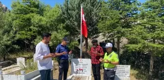 Ardahan ve Tunceli'de Emniyet Teşkilatı Şehitlikleri Ziyaret Etti