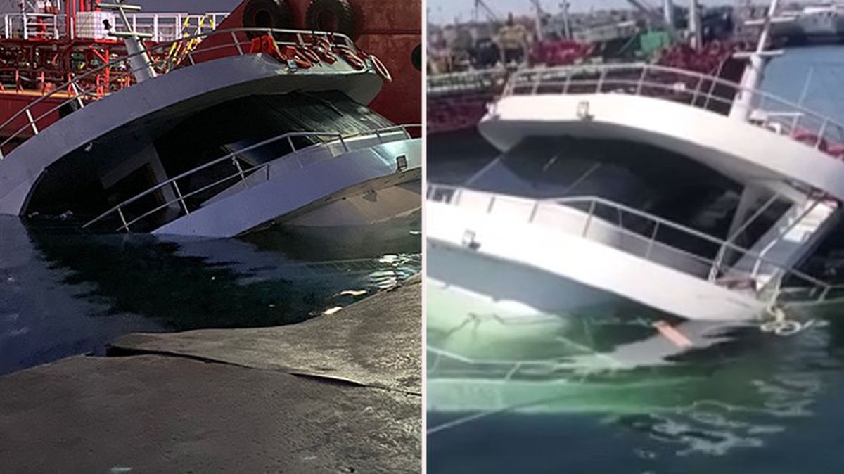 İstanbul Yenikapı'da tur teknesi battı! 3 kişi son anda kurtuldu