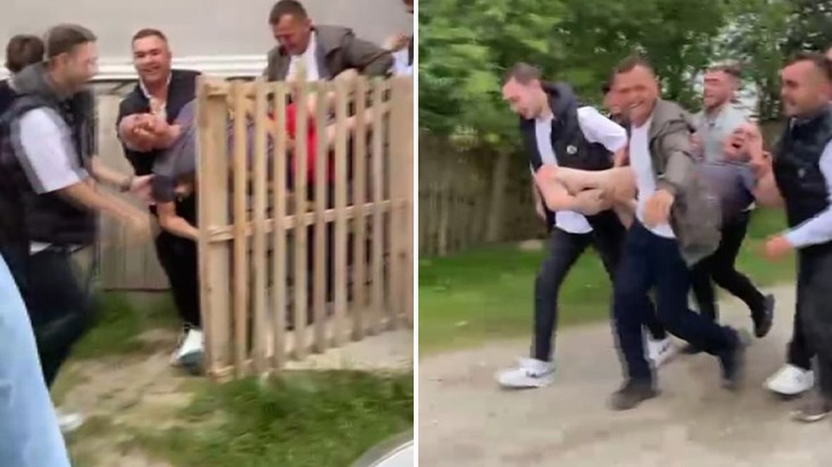Köy muhtarı bayram namazına gelmeyenleri tek tek tespit edip buz gibi suya soktu