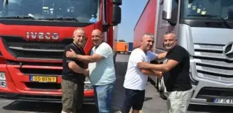TIR Şoförleri Bayramı Sınır Kapısında Karşıladı