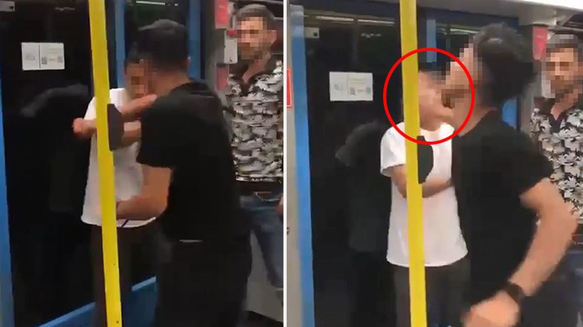 Metroda 'yan baktın' kavgası! Tartıştığı adama yumrukla saldırdı