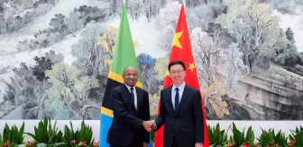 Çin Cumhurbaşkanı Yardımcısı Han Zheng, Tanzanya Devlet Başkanı ile buluştu