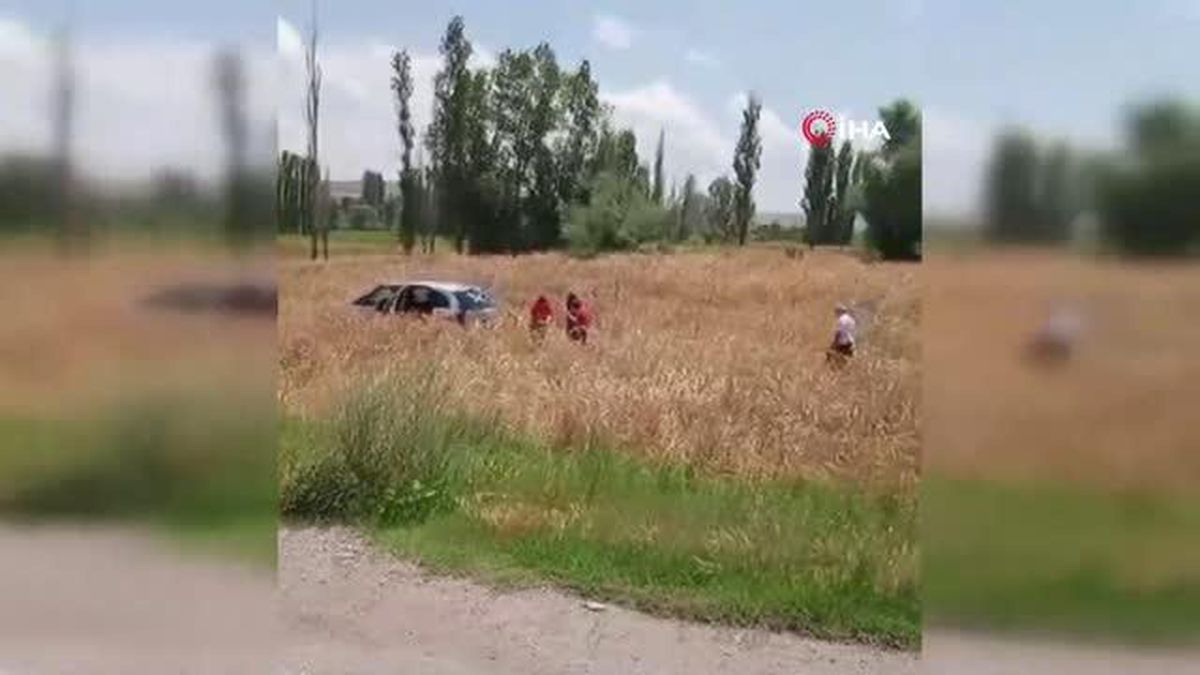 Çorum'da 3 araç birbirine girdi: 1 yaralı