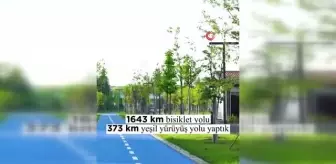 Bakan Özhaseki: 'Bin 643 kilometre bisiklet yolu ve 373 kilometre yeşil yürüyüş yolunu tamamladık'