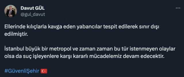 Samuray kılıçları ile kavga eden yabancılar sınır dışı edildi