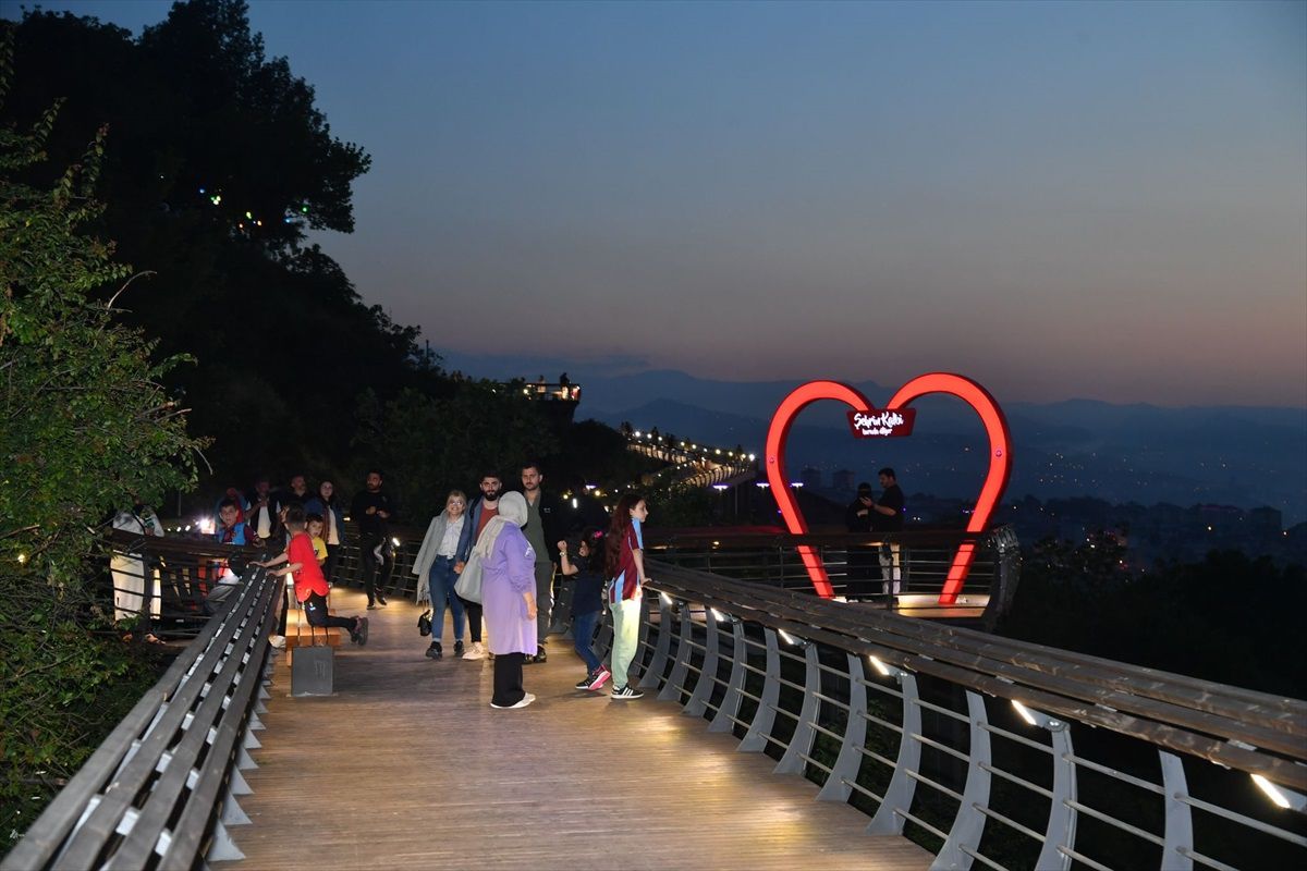 Trabzon'daki Boztepe Seyir Terası 600 bin kişiyi ağırladı
