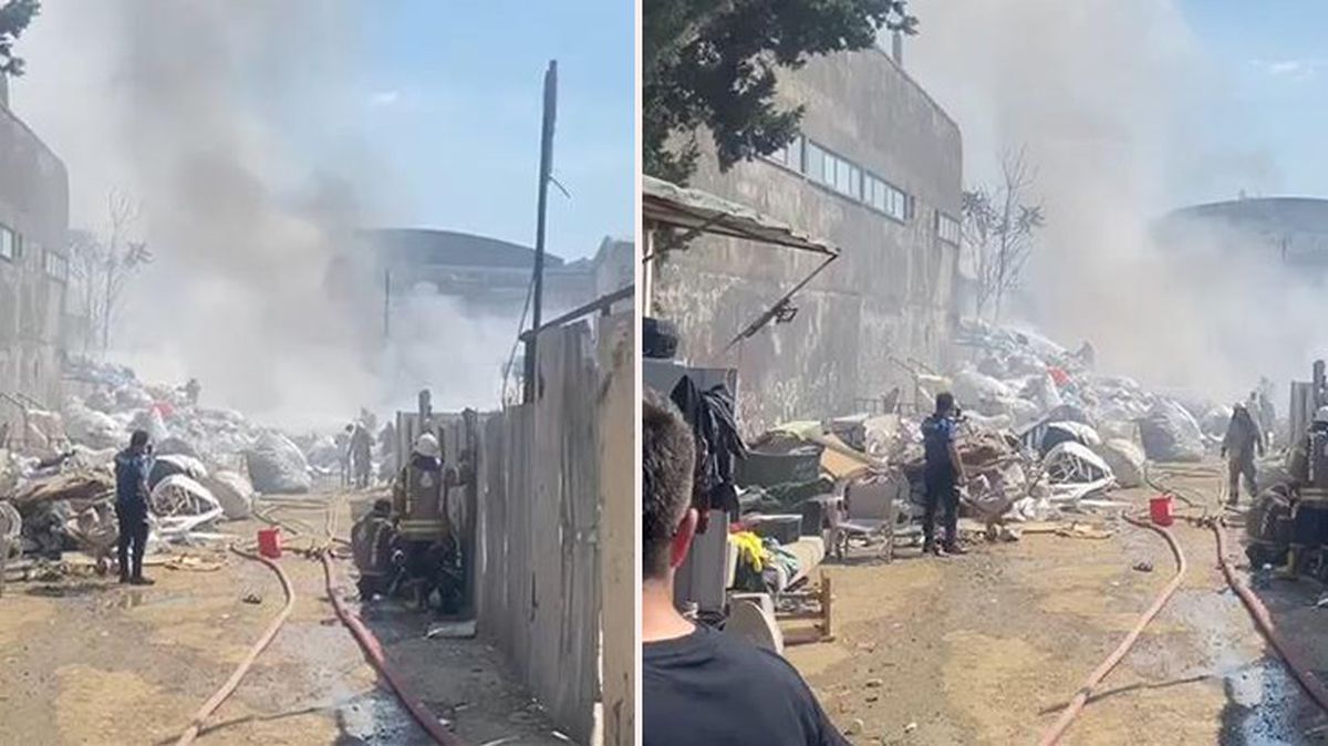 Tuzla'da geri dönüşüm tesislerinde yangın çıktı! Durdurulan Marmaray seferleri normale döndü