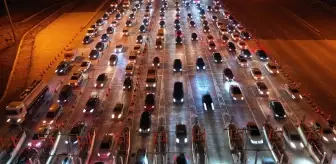 Bayram tatili sonrası dönüş trafiği! İstanbul-İzmir Otoyolu ve Osmangazi Köprüsü'nde hareketlilik sürüyor