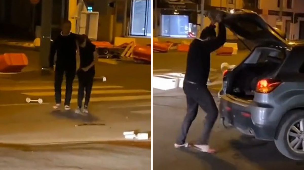 Fransa'da bir baba, yağmaya çıkan oğlunu yakalayıp bagaja koydu