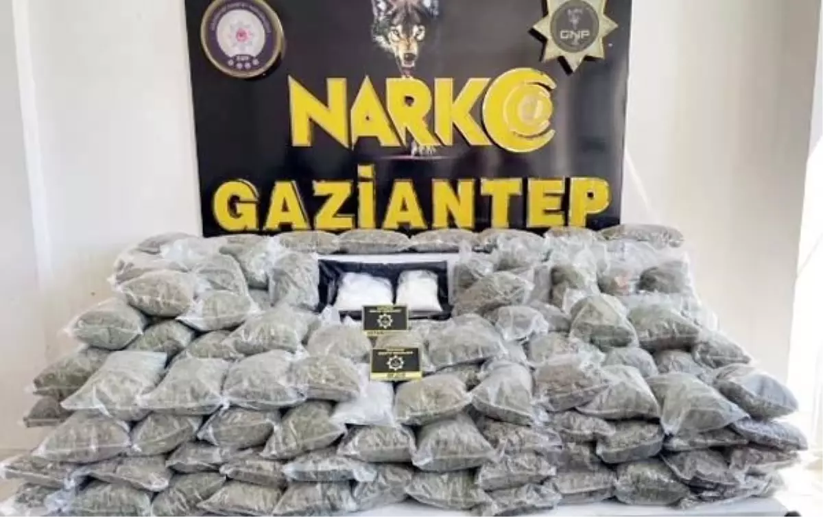 Gaziantep'te 80 Kilo Uyuşturucu Ele Geçirildi