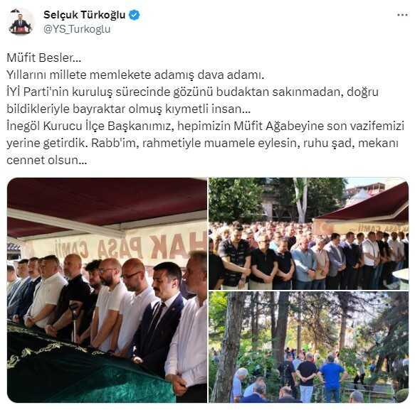 İyi Parti İlçe Başkanı Müfit Besler hayatını kaybetti İyi Parti İlçe Başkanı Müfit Besler hayatını kaybetti