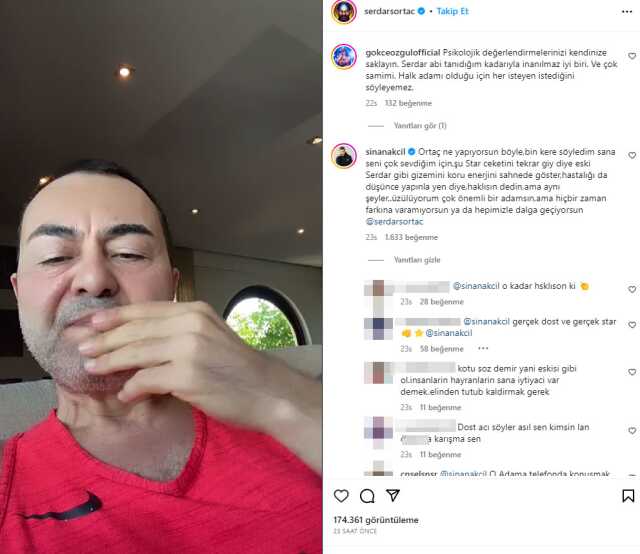 Sinan Akçıl, takipçileriyle dertleşen Serdar Ortaç'a öfkelendi: Hepimizle dalga geçiyorsun Sinan Akçıl, takipçileriyle dertleşen Serdar Ortaç'a öfkelendi: Hepimizle dalga geçiyorsun
