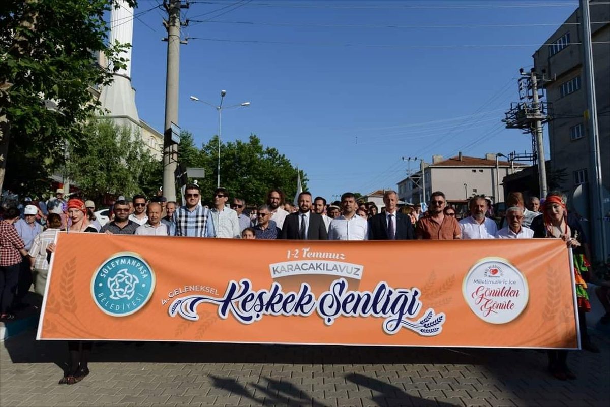 Süleymanpaşa'da 4. Karacakılavuz Keşkek Şenliği Başladı
