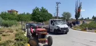 Uşak'ta zincirleme trafik kazası: 3 yaralı
