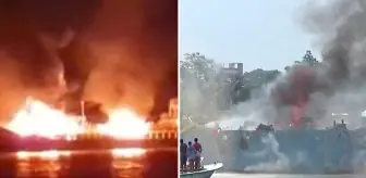 Bangladeş'te petrol tankerinde patlama! Alevler kontrol altına alınamıyor