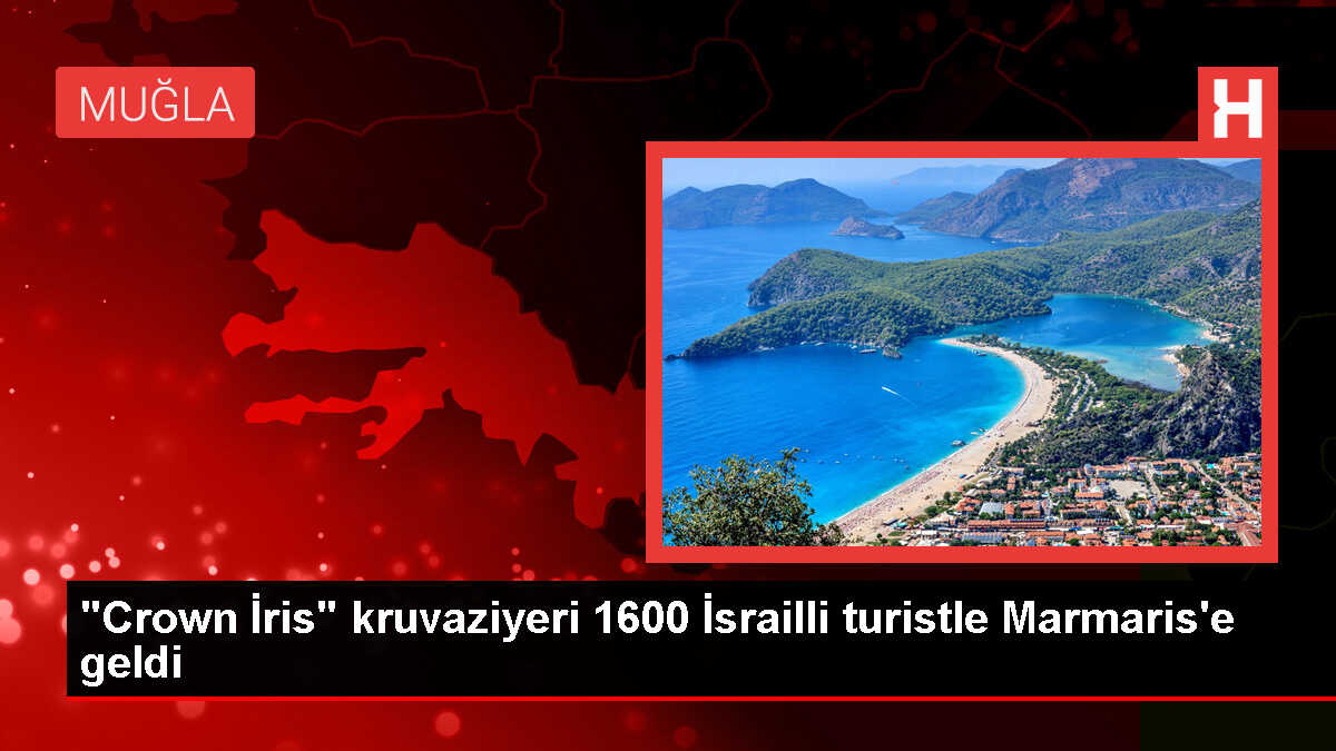 Panama bayraklı kruvaziyer Marmaris'e İsrailli turist getirdi