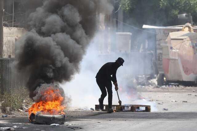 İsrail'in cehenneme çevirdiği mülteci kampından görüntüler İsrail'in cehenneme çevirdiği mülteci kampından görüntüler