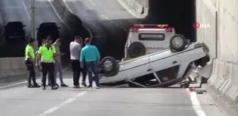 Kontrolden Çıkan Otomobil Takla Attı: 2 Yaralı