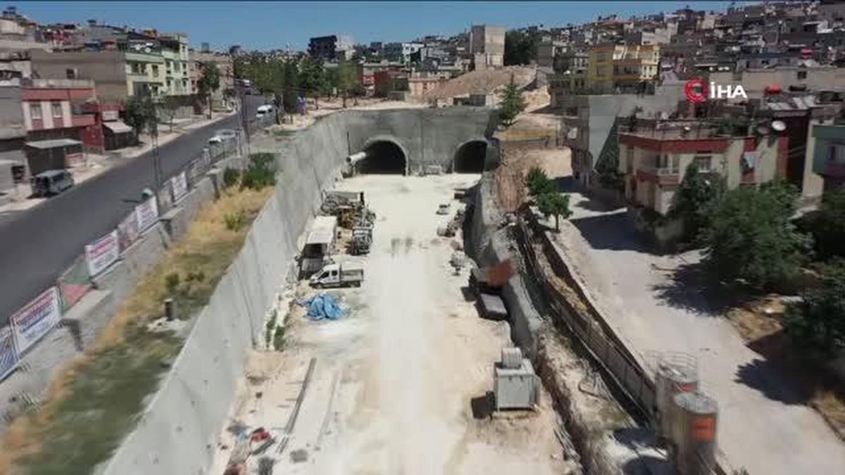 Şahinbey'de tünel projesi çalışmaları sürüyor