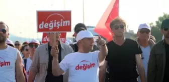 Bolu Belediye Başkanı Tanju Özcan 'Değişim ve Adalet' yürüyüşünde Yeniçağa ilçesine ulaştı