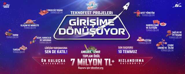 Teknofest Girişim Yarışması başladı mı? Teknofest yarışma takvimi açıklandı mı? Teknofest yarışma kategorileri, şartnamesi, ödülleri, sonuçları!