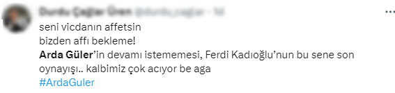 Ali Koç, Arda Güler'i tek cümlesiyle ateşe attı! Genç yıldıza tepkiler çığ gibi