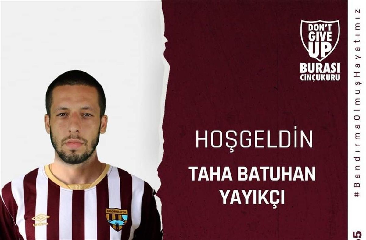 Bandırmaspor, Taha Batuhan Yayıkcı'yı kadrosuna kattı