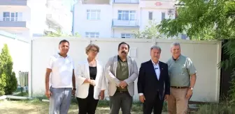 Bornova Belediye Başkanı Mustafa İduğ, Malatya'da deprem sonrası basın mensuplarını ziyaret etti