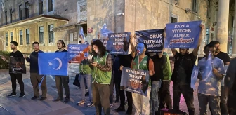 Eskişehir'de Çin'in Sincan Uygur politikaları protesto edildi