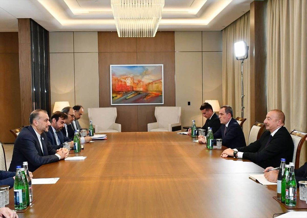 Azerbaycan Cumhurbaşkanı İlham Aliyev, İran Dışişleri Bakanı Hüseyin Emir Abdullahiyan'ı kabul etti