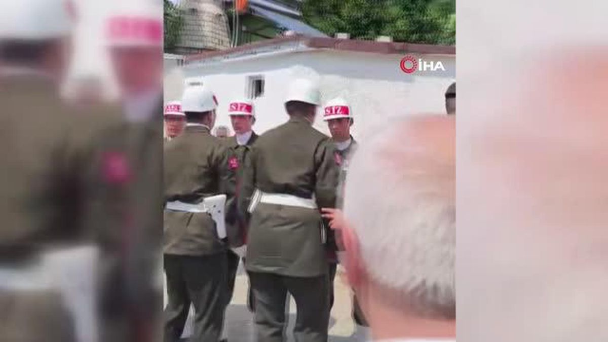 Kalp krizi sonucu hayatını kaybeden asker, törenle toprağa verildi