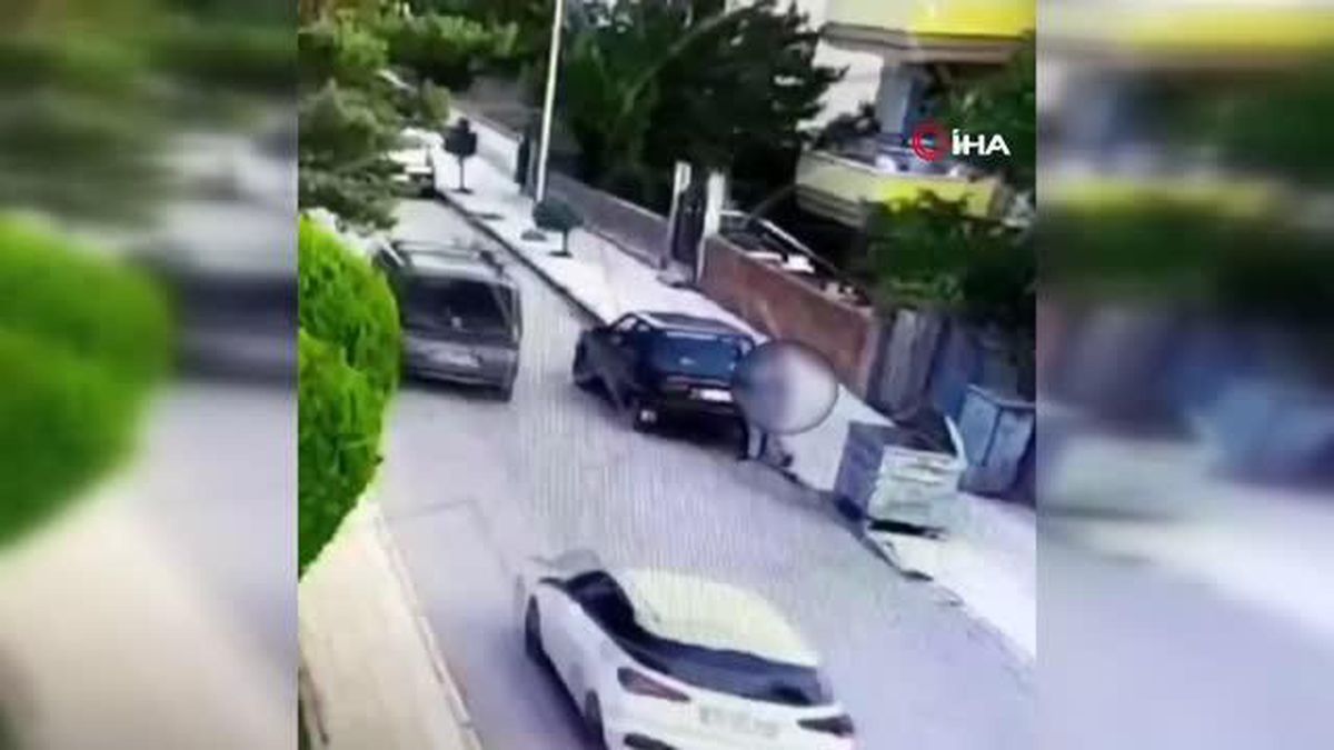 Oto hırsızı kadın önce kameralara ardından polise yakalandı