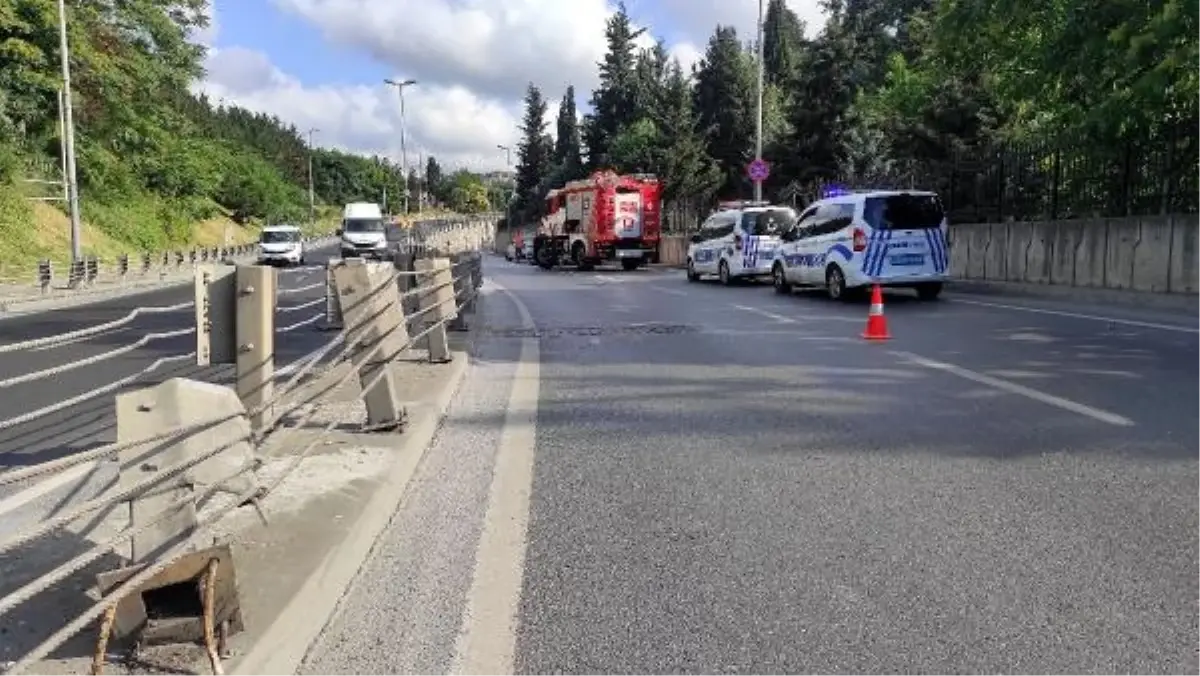 Şişli'de Otomobil Takla Attı, Sürücü Kurtarıldı