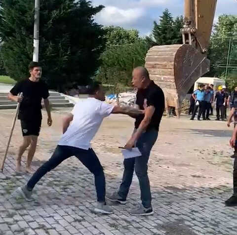 Beylikdüzü Gürpınar Sahili'nde Yıkım Sırasında Olaylar Çıktı